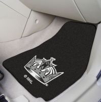 Los Angeles Kings 2-Piece Printed Carpet Car Mat Set - 18 x 27