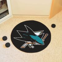 San Jose Sharks Puck Mat - 29 Diameter
