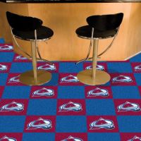 Colorado Avalanche Carpet Tiles - 18 x 18 Tiles