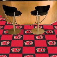 Calgary Flames Carpet Tiles - 18 x 18 Tiles