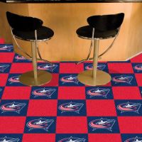 Columbus Blue Jackets Carpet Tiles - 18 x 18 Tiles