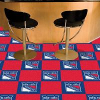 New York Rangers Carpet Tiles - 18 x 18 Tiles