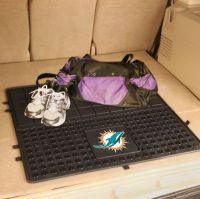Miami Dolphins Heavy Duty Vinyl Cargo Mat - 31 x 31