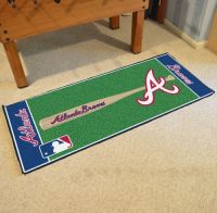 Atlanta Braves Baseball Runner - 30 x 72