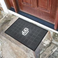 San Diego Padres Medallion Door Mat - 20 x 30
