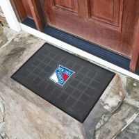New York Rangers Medallion Door Mat - 20 x 30