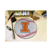 Illinois Baseball Mat - 29 Diameter