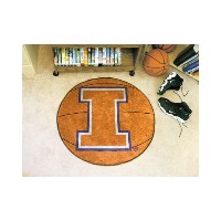 Illinois Basketball Mat - 29 Diameter