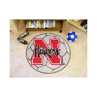 Nebraska Soccer Ball Mat - 29 Diameter