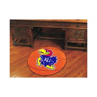 Kansas Basketball Mat - 29 Diameter
