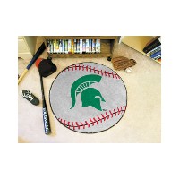 Michigan State Baseball Mat - 29 Diameter