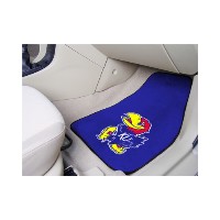 Kansas 2-PC Carpeted Car Mats - 18 x 27