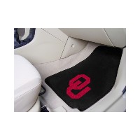 Oklahoma 2-PC Carpeted Car Mats - 18 x 27