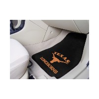 Texas 2-PC Carpeted Car Mats - 18 x 27