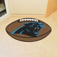 Carolina Panthers Football Mat - 22 x 35