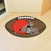 Cleveland Browns Football Mat - 22 x 35