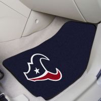 Houston Texans 2-Piece Carpeted Car Mats - 18 x 27