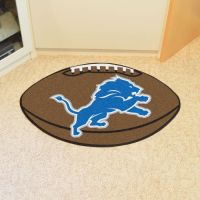 Detroit Lions Football Mat - 22 x 35