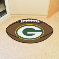 Green Bay Packers Football Mat - 22 x 35