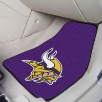 Minnesota Vikings 2-Piece Carpeted Car Mats - 18 x 27