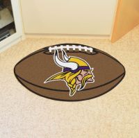 Minnesota Vikings Football Mat - 22 x 35