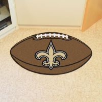 New Orleans Saints Football Mat - 22 x 35