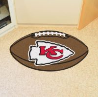 Kansas City Chiefs Football Mat - 22 x 35