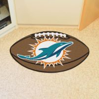 Miami Dolphins Football Mat - 22 x 35