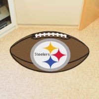 Pittsburgh Steelers Football Mat - 22 x 35