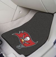 Tampa Bay Buccaneers 2-Piece Carpeted Car Mats - 18 x 27
