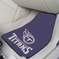 Tennessee Titans 2-Piece Carpeted Car Mats - 18 x 27