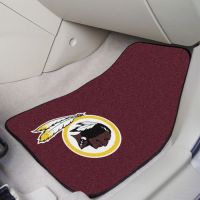 Washington Redskins 2-Piece Carpeted Car Mats - 18 x 27