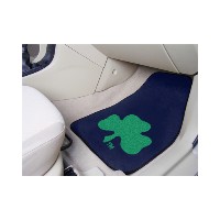Notre Dame 2-PC Carpeted Car Mats - 18 x 27