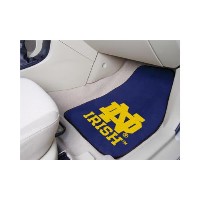 Notre Dame 2-PC Carpeted Car Mats - 18 x 27