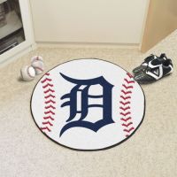 Detroit Tigers Baseball Mat - 29 Diameter