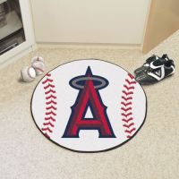 Los Angeles Angels Baseball Mat - 29 Diameter