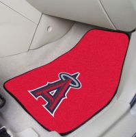 Los Angeles Angels 2-PC Printed Carpet Car Mat Set - 18 x 27