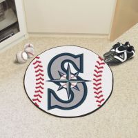 Seattle Mariners Baseball Mat - 29 Diameter