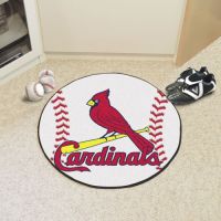 St Louis Cardinals Baseball Mat - 29 Diameter