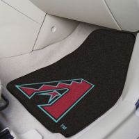 Arizona Diamondbacks 2-PC Printed Carpet Car Mat Set - 18 x 27