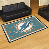 Miami Dolphins Rug - 5 x 8