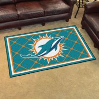 Miami Dolphins Rug - 4 x 6
