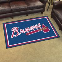 Atlanta Braves Area Rug - 4 x 6