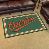 Baltimore Orioles Area Rug - 4 x 6