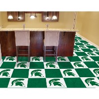 Michigan State Carpet Tiles - 18 x 18 Tiles