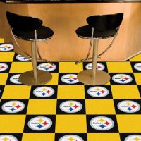 Pittsburgh Steelers Carpet Tiles - 18 x 18 Tiles
