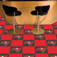 Tampa Bay Buccaneers Carpet Tiles - 18 x 18 Tiles