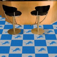 Detroit Lions Carpet Tiles - 18 x 18 Tiles
