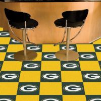 Green Bay Packers Carpet Tiles - 18 x 18 Tiles