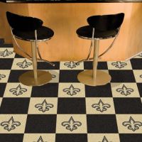 New Orleans Saints Carpet Tiles - 18 x 18 Tiles